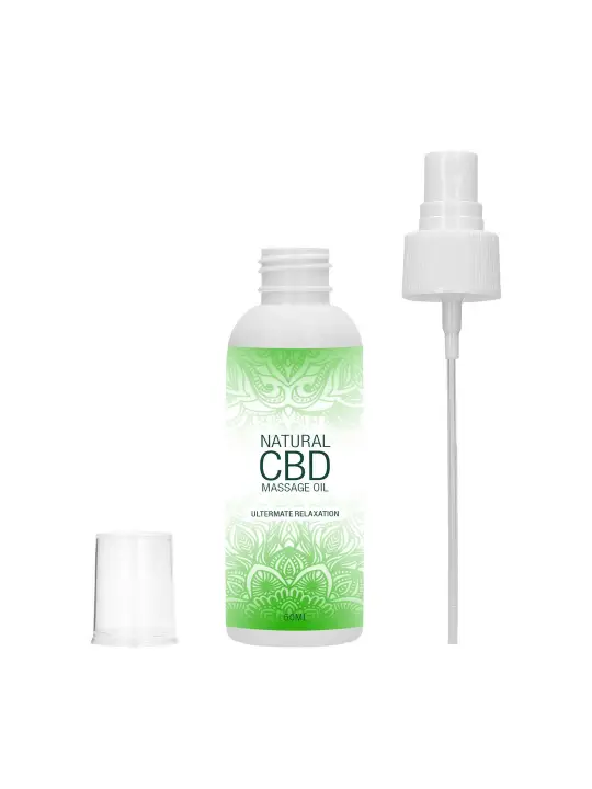 ÓLEO DE MASSAGEM COM CBD NATURAL CBD 2 FL OZ 50 ML PHARMQUESTS