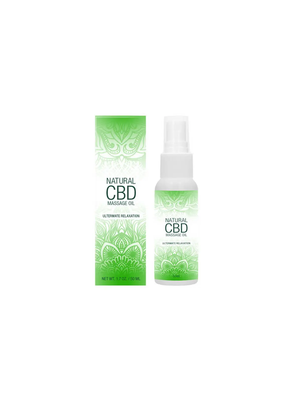 ÓLEO DE MASSAGEM COM CBD NATURAL CBD 2 FL OZ 50 ML PHARMQUESTS
