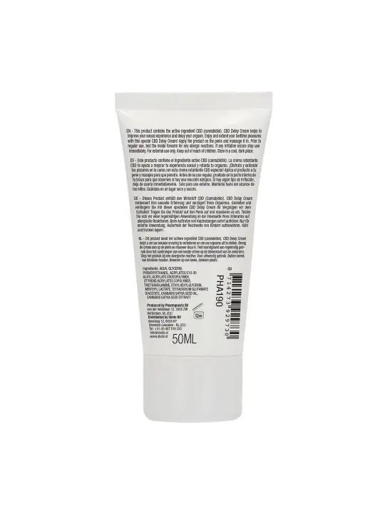 CREME RETARDANTE NATURAL CBD 2 FL OZ 50 ML PHARMQUESTS