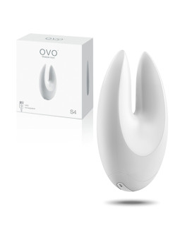 ESTIMULADOR RECARREGÁVEL S4 OVO BRANCO