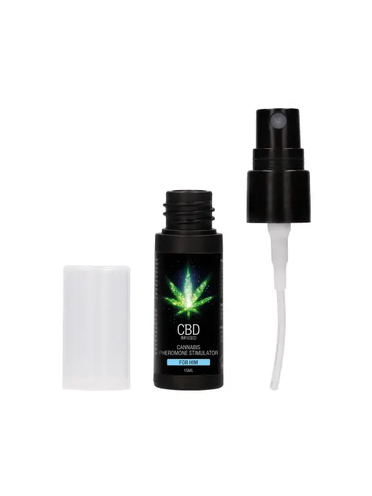 ATIVADOR DE FEROMONAS PARA HOMEM CBD CANNABIS 0.5 FL OZ 15 ML PHARMQUESTS