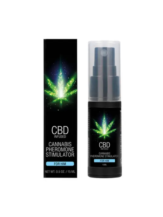 ATIVADOR DE FEROMONAS PARA HOMEM CBD CANNABIS 0.5 FL OZ 15 ML PHARMQUESTS