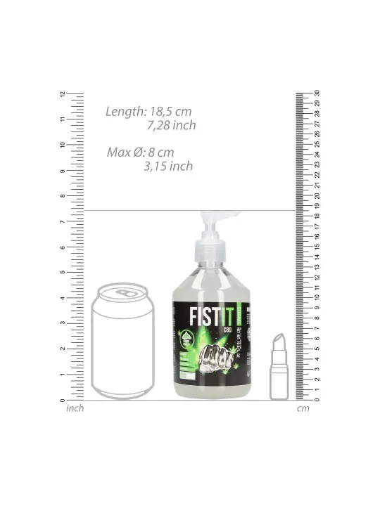 LUBRIFICANTE CBD 17 FL OZ / 500 ML FIST IT