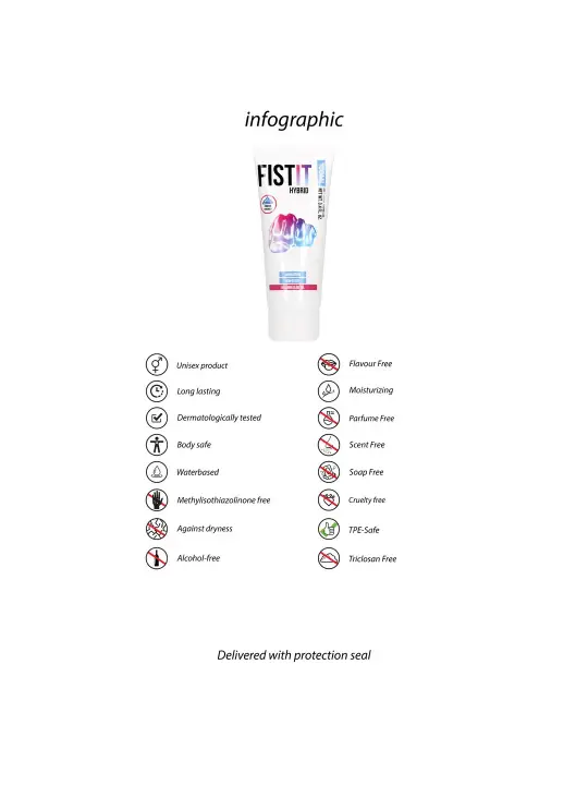 LUBRIFICANTE HÍBRIDO HYBRID 3.4 FL OZ 100 ML FIST IT