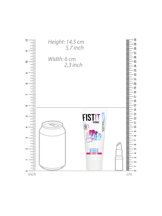 LUBRIFICANTE HÍBRIDO HYBRID 3.4 FL OZ 100 ML FIST IT