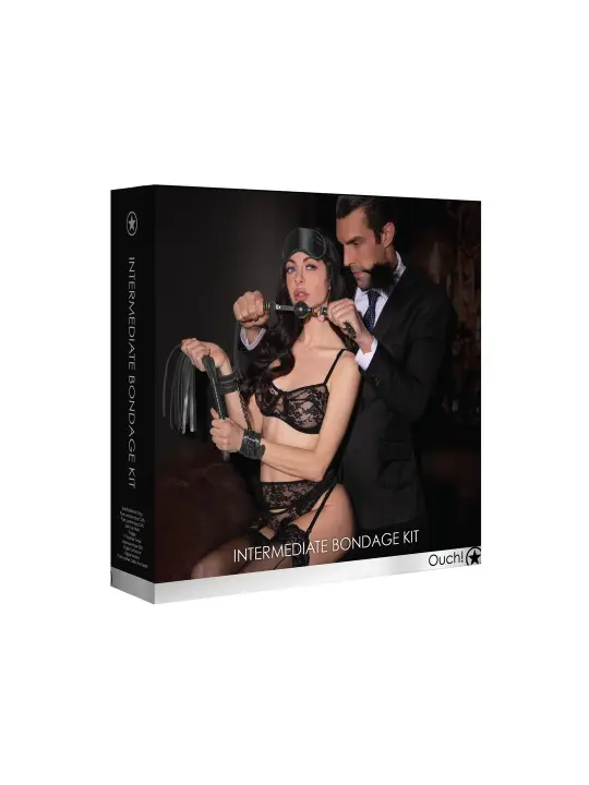 KIT BONDAGE INTERMEDIATE BONDAGE KIT PRETO OUCH!