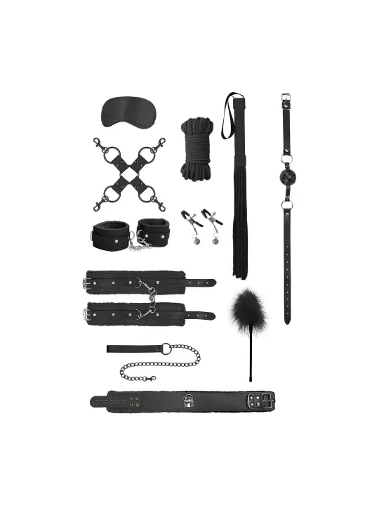KIT BONDAGE INTERMEDIATE BONDAGE KIT PRETO OUCH!