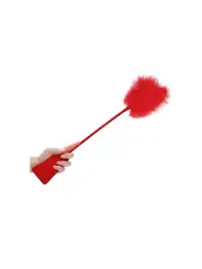 ESPANADOR DE PLUMAS COM CHIBATA VERMELHA OUCH!