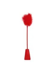 ESPANADOR DE PLUMAS COM CHIBATA VERMELHA OUCH!