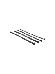 CONJUNTO DE SONDAS DE URETRA SILICONE SPIRAL SCREW PLUG SET ADVANCED PRETO OUCH!