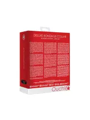 COLEIRA BONDAGE DELUXE VERMELHO OUCH!
