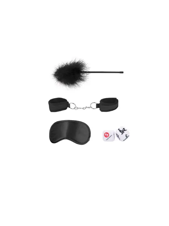 KIT BONDAGE INTRODUCTORY BONDAGE KIT 2 PRETO OUCH!