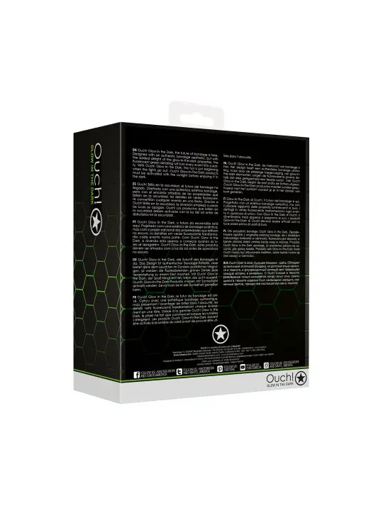ALGEMAS PARA PULSOS E TORNOZELOS COM HOGTIE GLOW IN THE DARK OUCH!