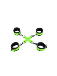 ALGEMAS PARA PULSOS E TORNOZELOS COM HOGTIE GLOW IN THE DARK OUCH!