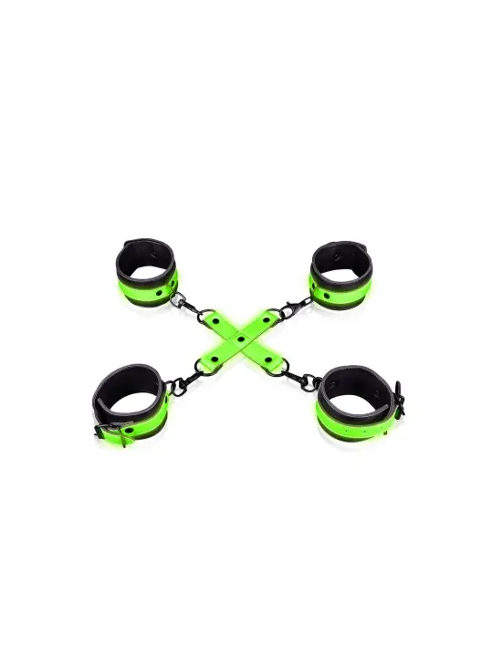 ALGEMAS PARA PULSOS E TORNOZELOS COM HOGTIE GLOW IN THE DARK OUCH!