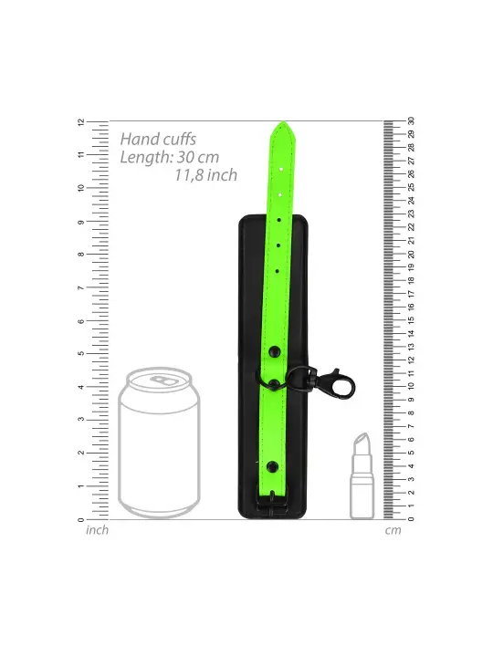 ALGEMAS PARA PULSOS E TORNOZELOS COM HOGTIE GLOW IN THE DARK OUCH!