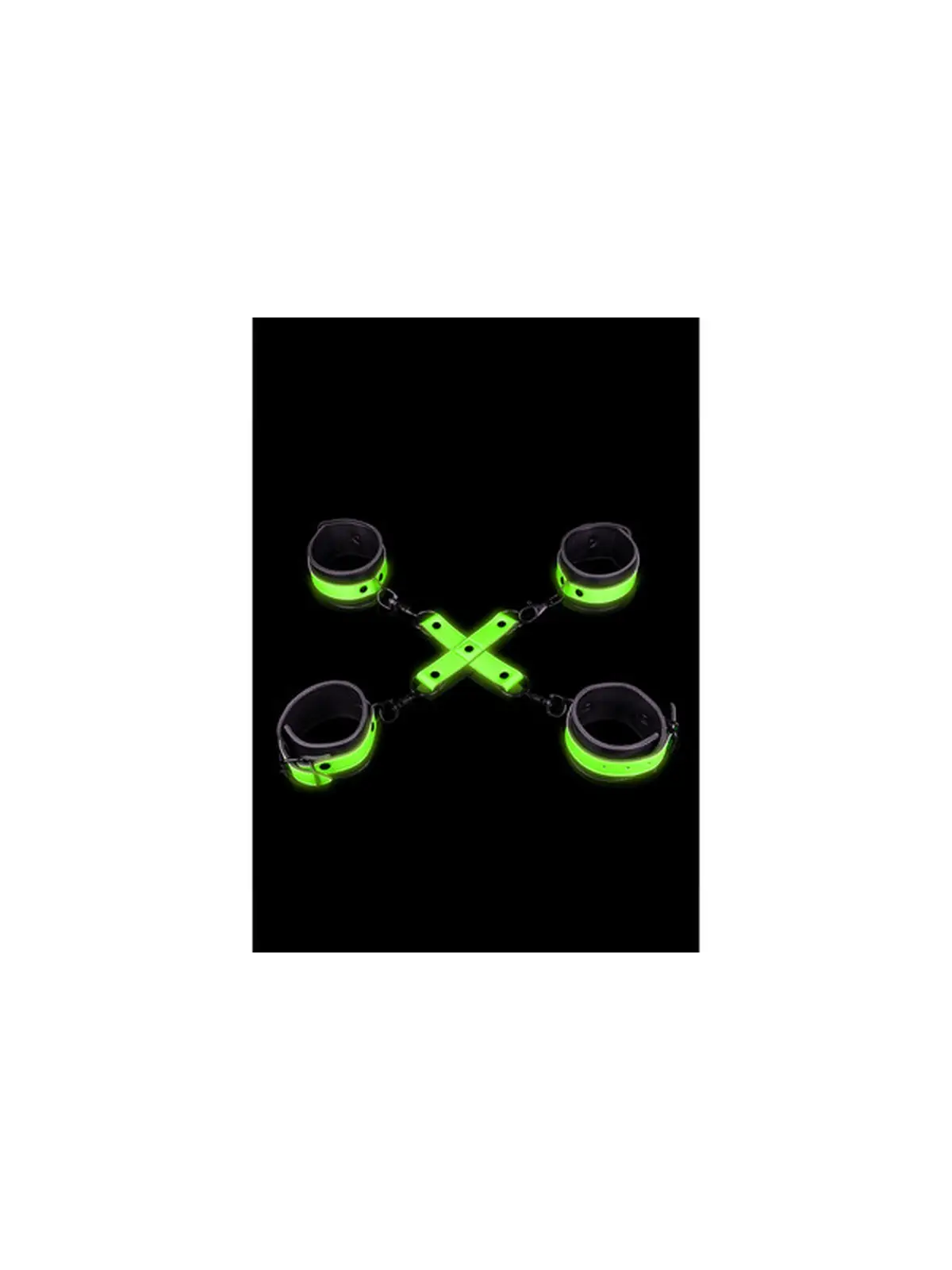 ALGEMAS PARA PULSOS E TORNOZELOS COM HOGTIE GLOW IN THE DARK OUCH!