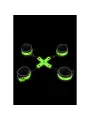 ALGEMAS PARA PULSOS E TORNOZELOS COM HOGTIE GLOW IN THE DARK OUCH!