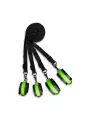 CONJUNTO DE RESTRIÇÕES PARA CAMA FLUORESCENTES GLOW IN THE DARK OUCH!