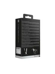 ARNÊS AJUSTÁVEL COM DILDOS EM SILICONE PRETO OUCH!