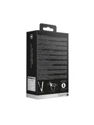 ARNÊS  AJUSTÁVEL COM VIBRADORES RECARREGÁVEIS PRETO OUCH!