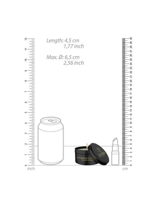 VELA DE MASSAGEM COM AROMA A BAUNILHA EROTIC 100 GR LE DÉSIR