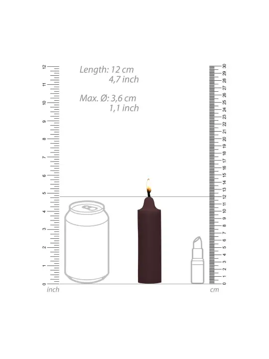 VELA COM AROMA A CHOCOLATE WAX PLAY CANDLE 100 GR OUCH!