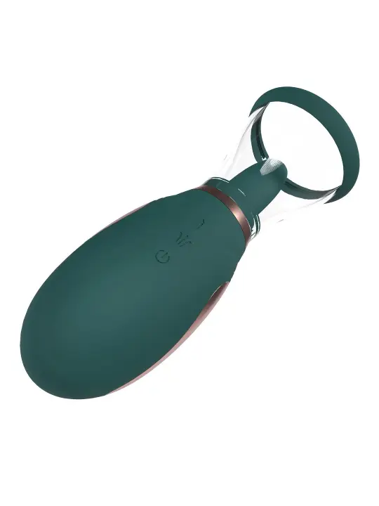 BOMBA RECARREGÁVEL PARA VULVA E SEIOS ENHANCE FOREST GREEN PUMPED