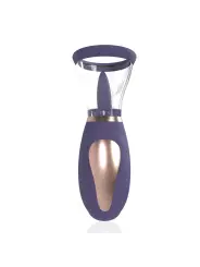 BOMBA RECARREGÁVEL PARA VULVA E SEIOS ENHANCE ROXO PUMPED