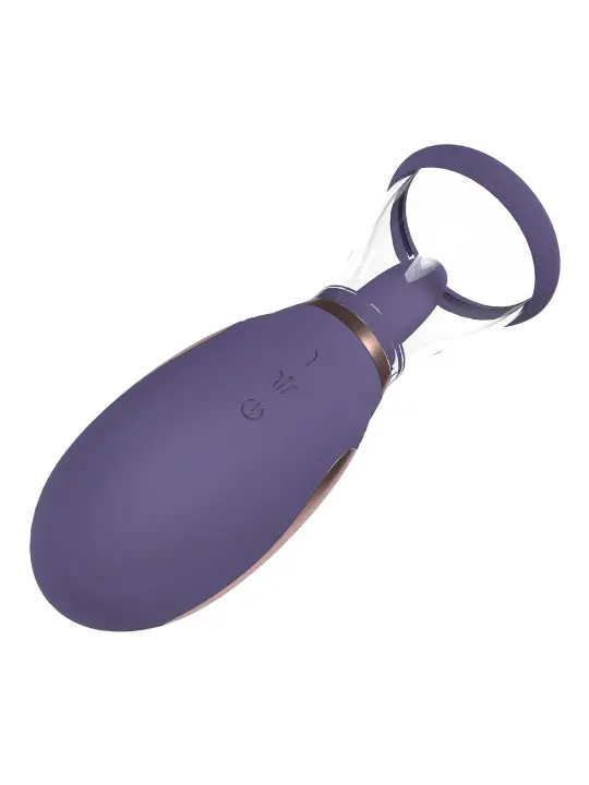 BOMBA RECARREGÁVEL PARA VULVA E SEIOS ENHANCE ROXO PUMPED