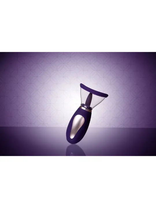 BOMBA RECARREGÁVEL PARA VULVA E SEIOS ENHANCE ROXO PUMPED