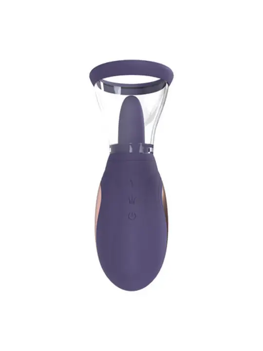 BOMBA RECARREGÁVEL PARA VULVA E SEIOS ENHANCE ROXO PUMPED