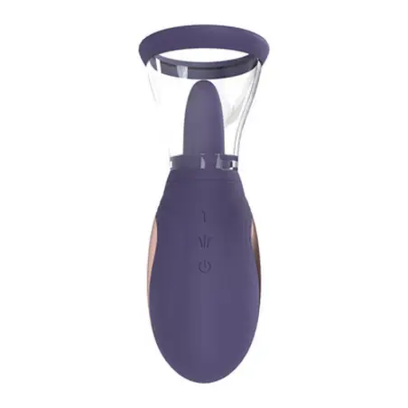 BOMBA RECARREGÁVEL PARA VULVA E SEIOS ENHANCE ROXO PUMPED