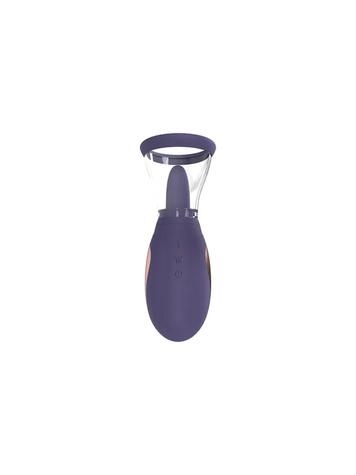 BOMBA RECARREGÁVEL PARA VULVA E SEIOS ENHANCE ROXO PUMPED