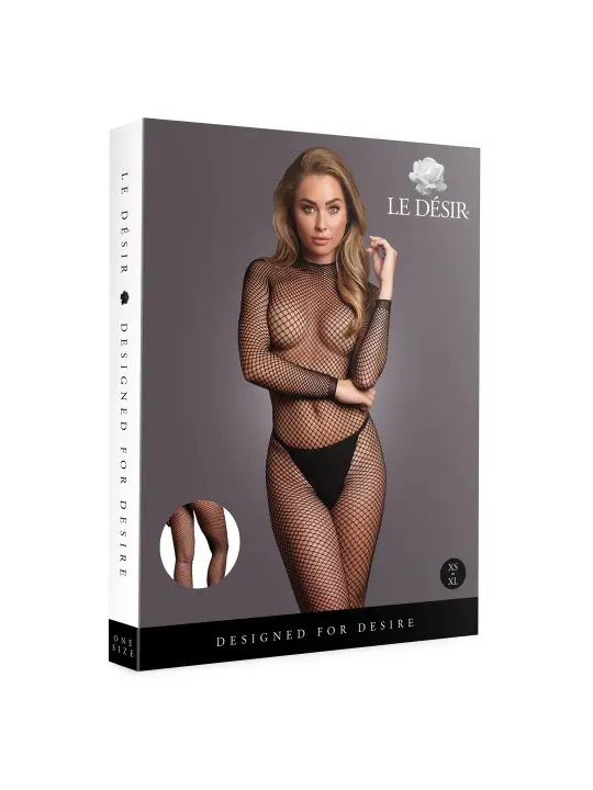 CATSUIT DE REDE PRETO LE DÉSIR