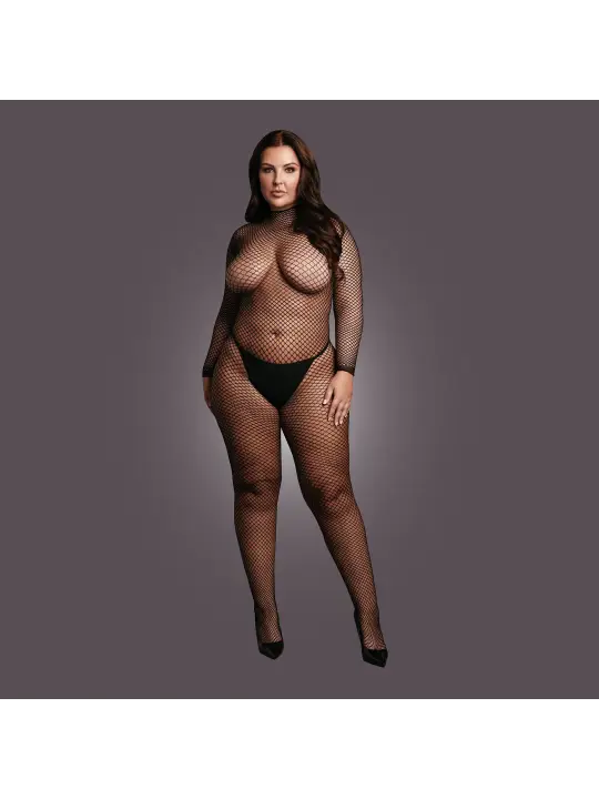 CATSUIT DE REDE TAMANHO QUEEN PRETO LE DÉSIR