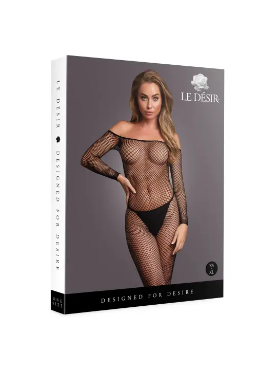 CATSUIT DE REDE PRETO LE DÉSIR