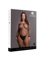 CATSUIT DE REDE PRETO TAMANHO QUEEN LE DÉSIR