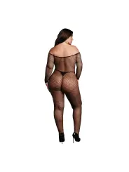 CATSUIT DE REDE PRETO TAMANHO QUEEN LE DÉSIR