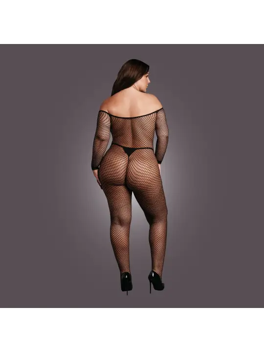 CATSUIT DE REDE PRETO TAMANHO QUEEN LE DÉSIR