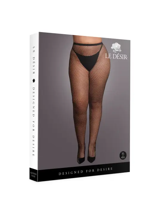 COLLANTS DE REDE PRETOS TAMANHO QUEEN LE DÉSIR