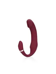 STRAP-ON SEM ARNÊS COM VIBRAÇÃO MERLOT GRAPE LOVELINE