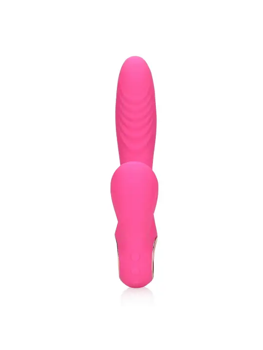 VIBRADOR RABBIT COM LAMBIDA E AQUECIMENTO EXUBERANT PINK LOVELINE