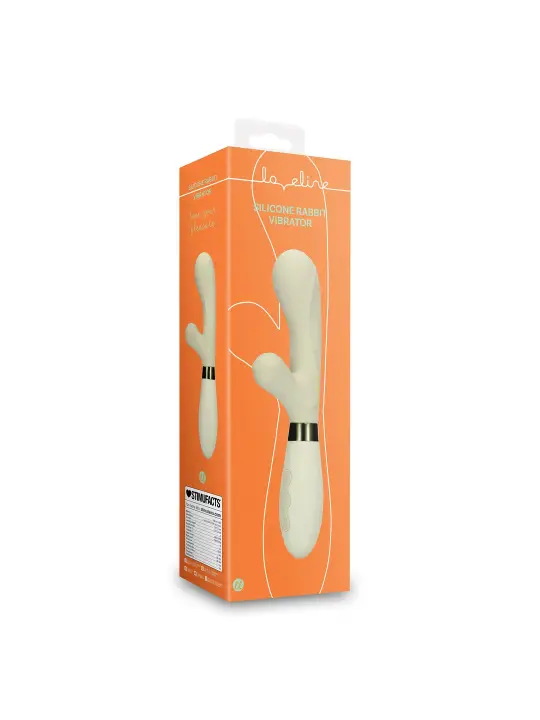 VIBRADOR RABBIT DE SILICONE MISTY GREEN LOVELINE
