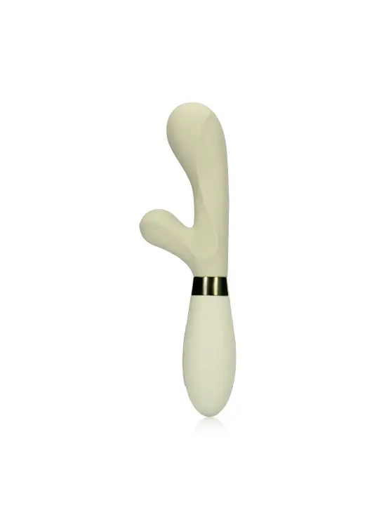 VIBRADOR RABBIT DE SILICONE MISTY GREEN LOVELINE