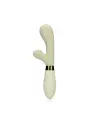 VIBRADOR RABBIT DE SILICONE MISTY GREEN LOVELINE