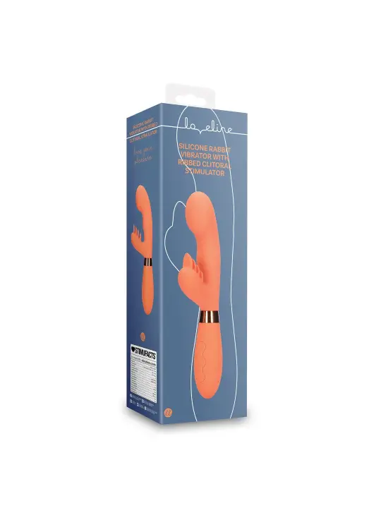 VIBRADOR RABBIT COM ESTRIAS GLAZED CARROTS LOVELINE