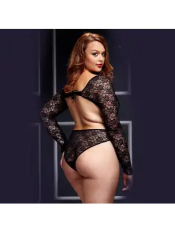 BODY COM MANGA COMPRIDA 3102 BACI PRETO TAMANHO GRANDE