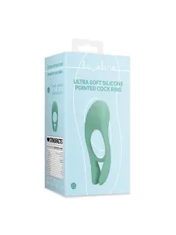 ANEL PARA O PÉNIS ULTRA SOFT SILICONE POINTED BLUE GRASS LOVELINE