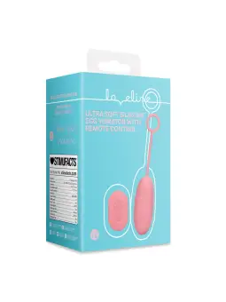 OVO VIBRATÓRIO COM COMANDO ULTRA SOFT SILICONE PINK ARABESQUE LOVELINE